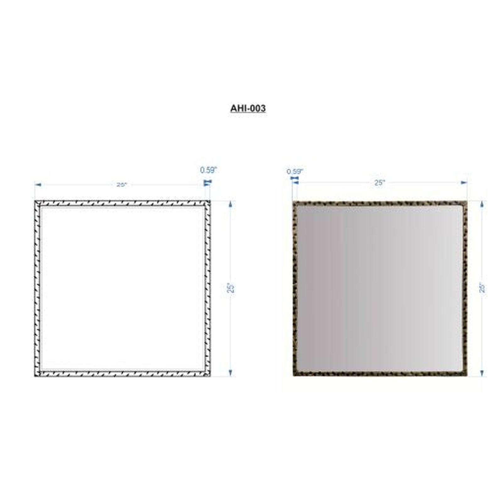 Surya Alchemist Square Mirror