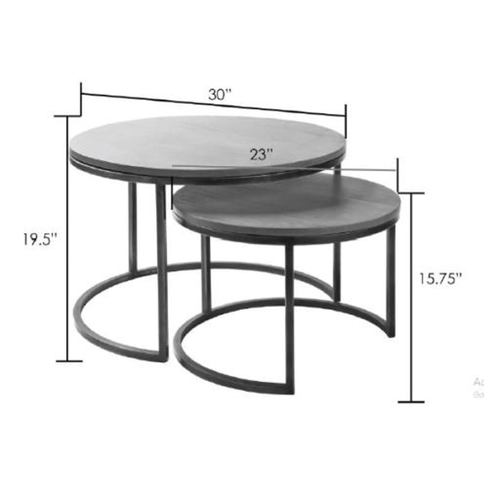 Surya Aaron ARN-001 Nesting Table