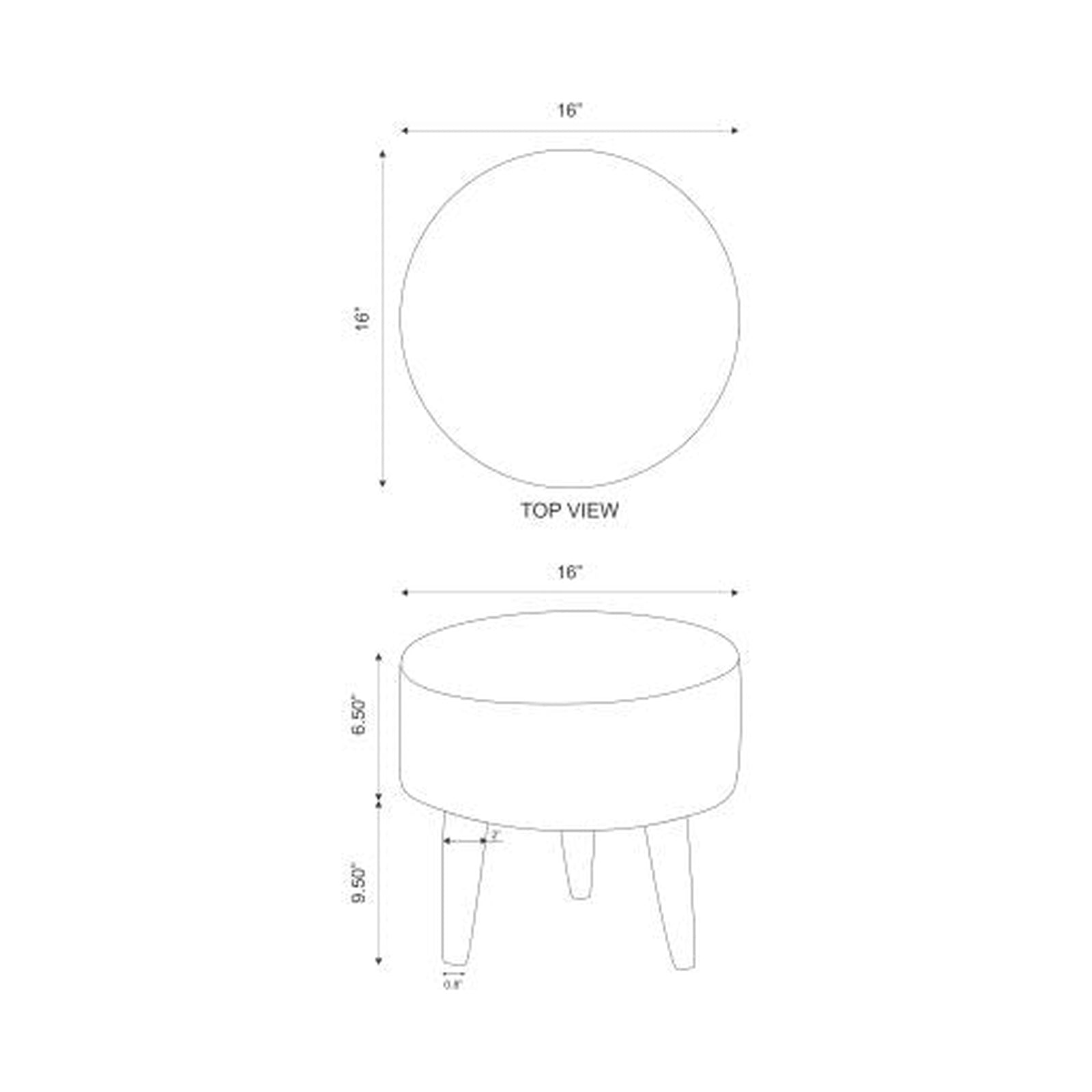 Surya Anthracite Stool