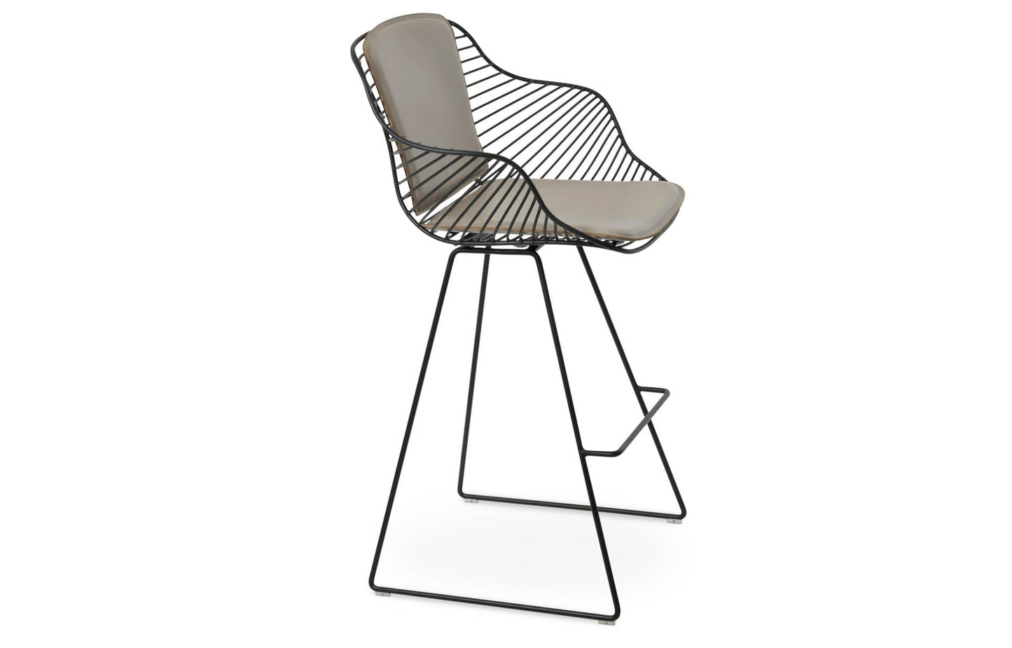 Zebra Wire Stool