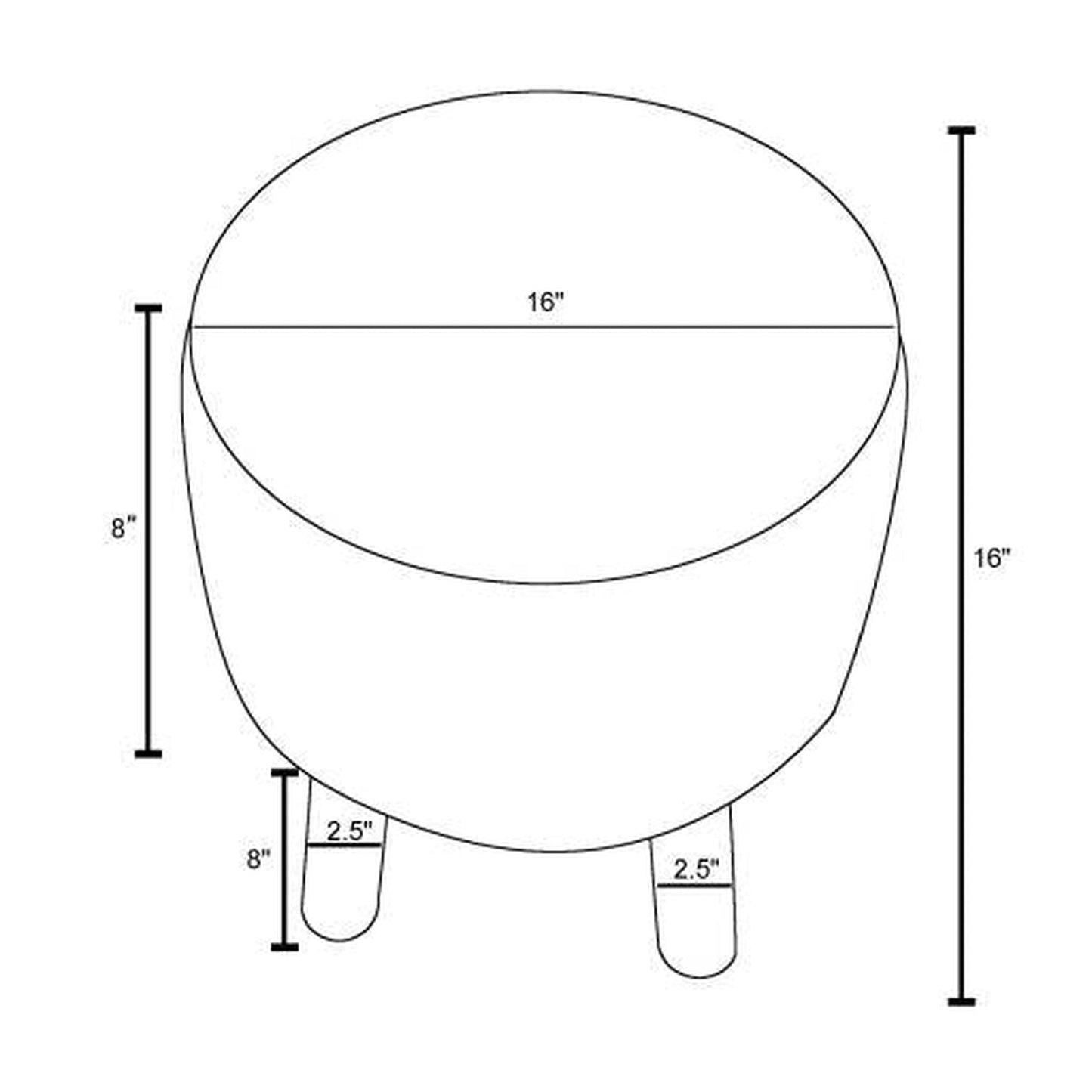 Surya Cambrai Stool