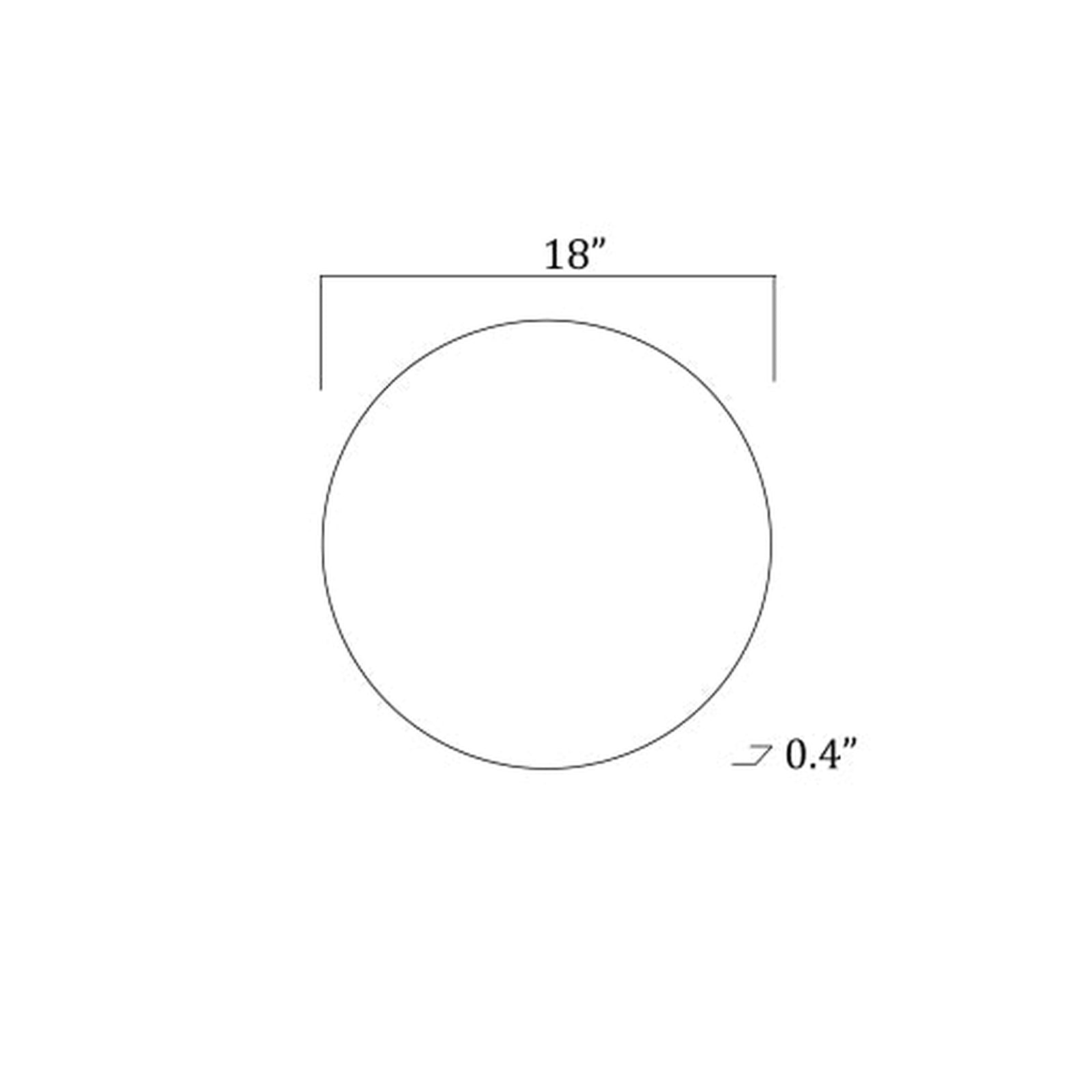 Surya Contour Round Mirror