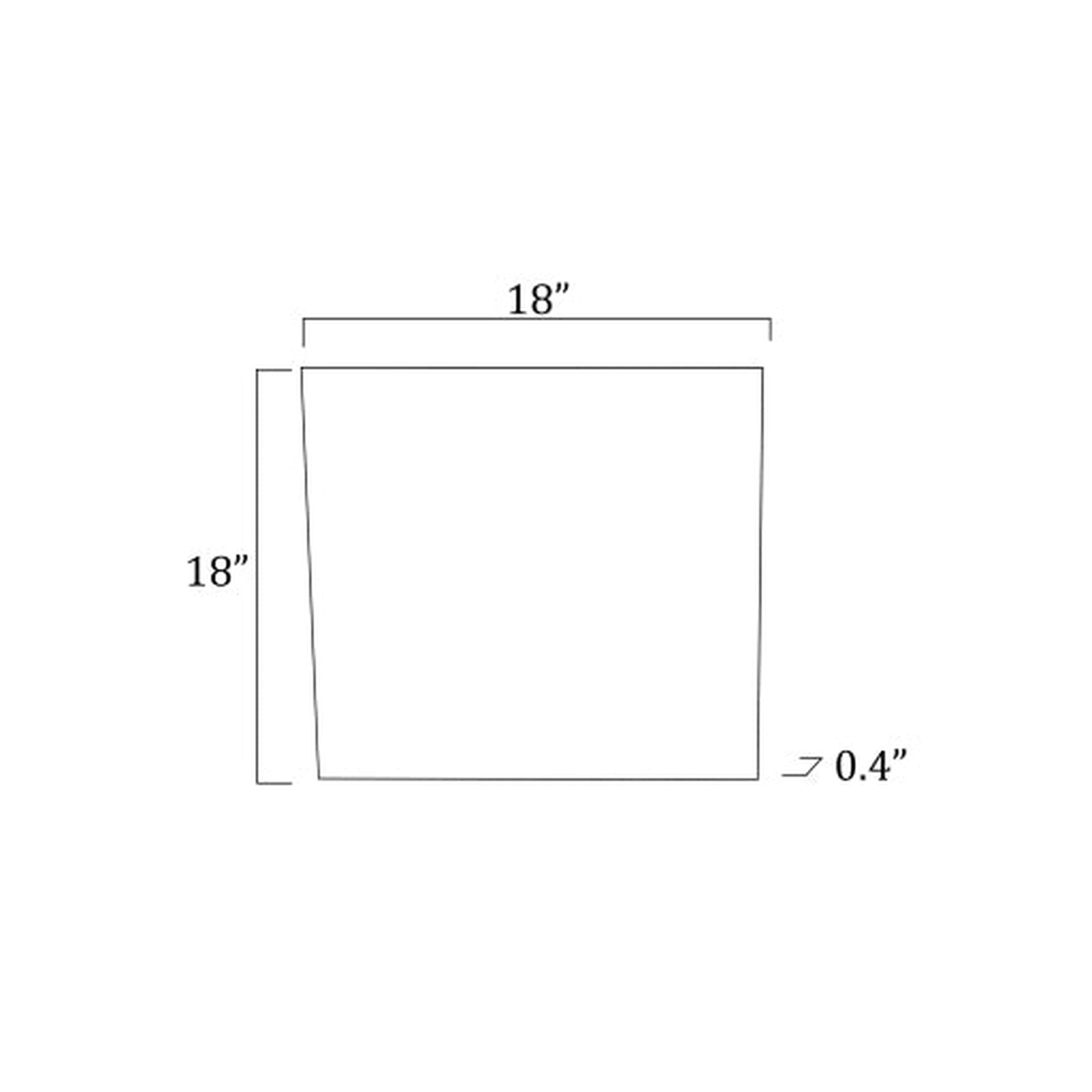 Surya Contour Square Mirror