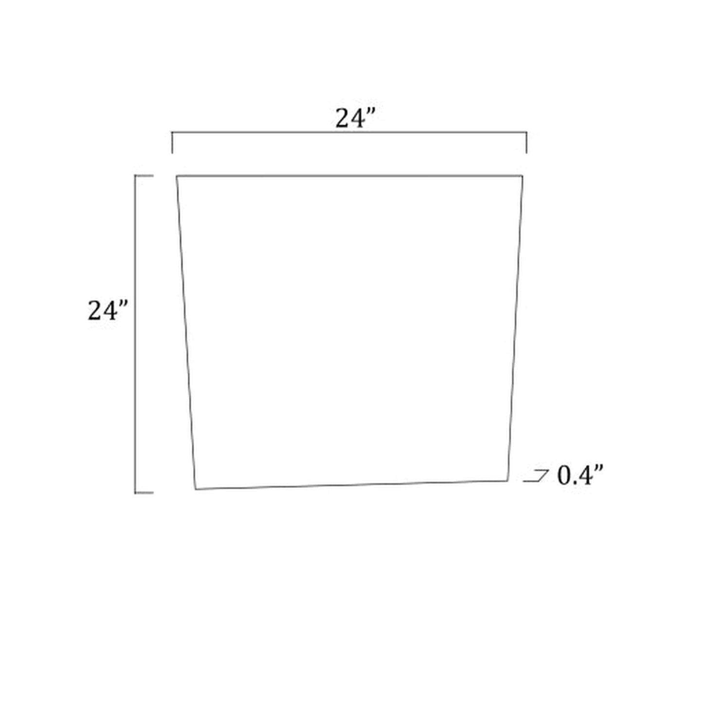 Surya Contour Square Mirror