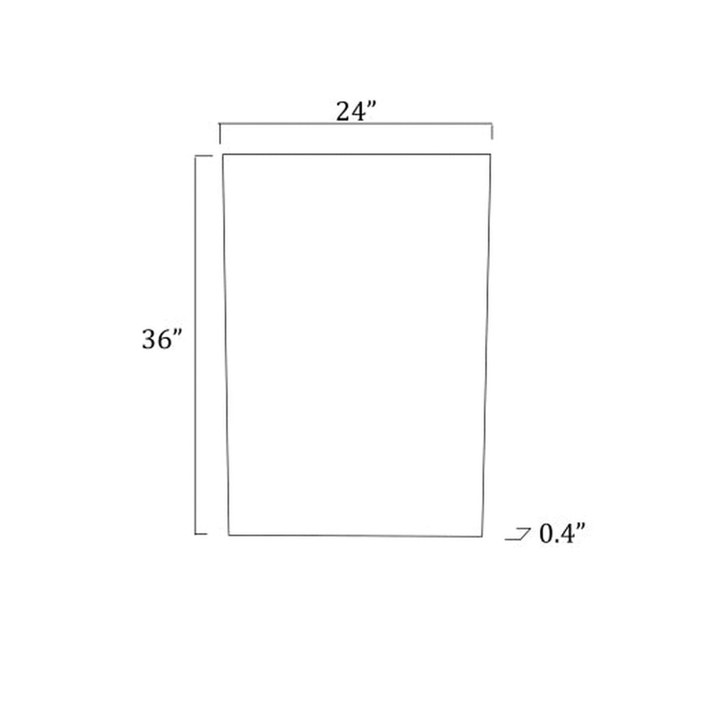 Surya Contour Square Mirror