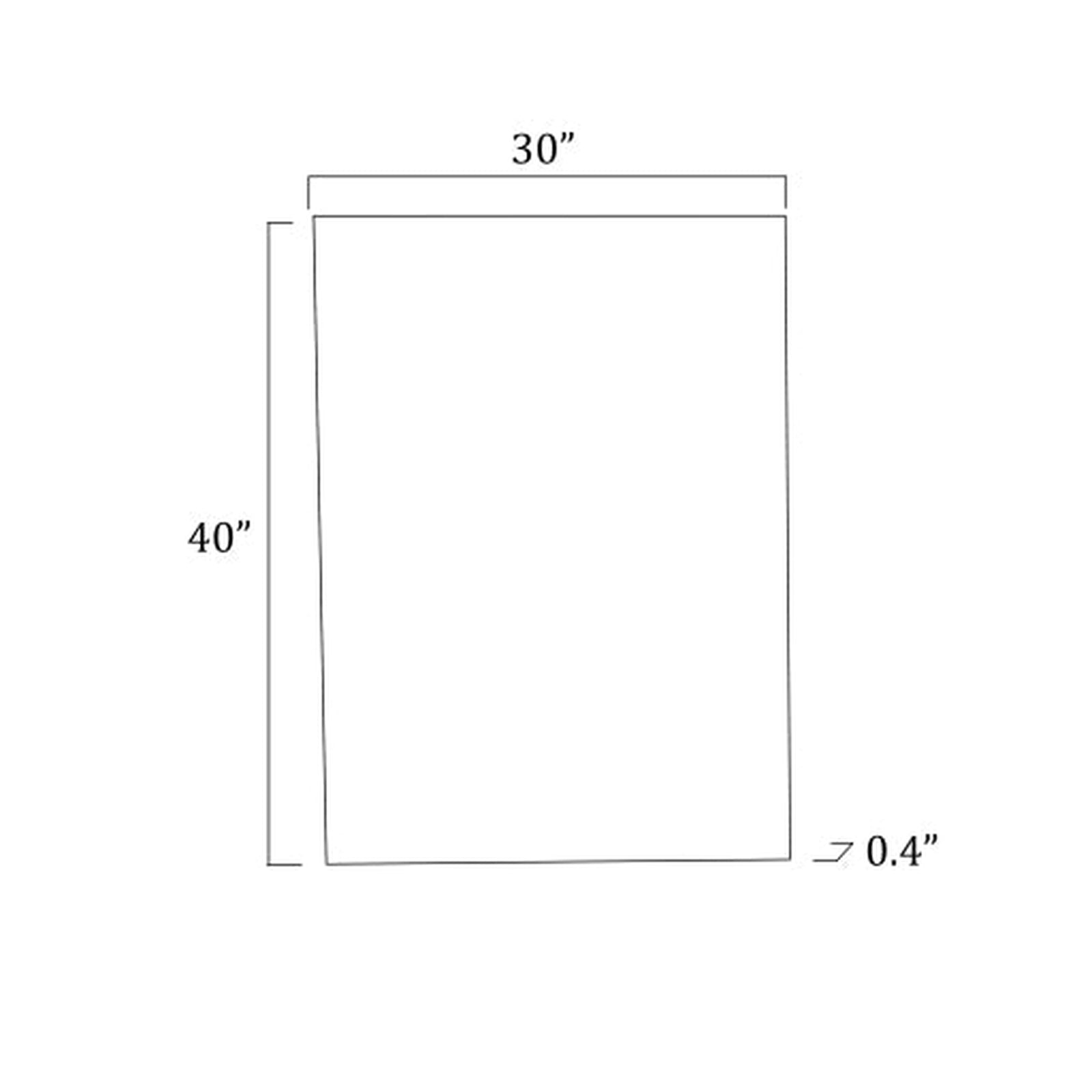 Surya Contour Square Mirror