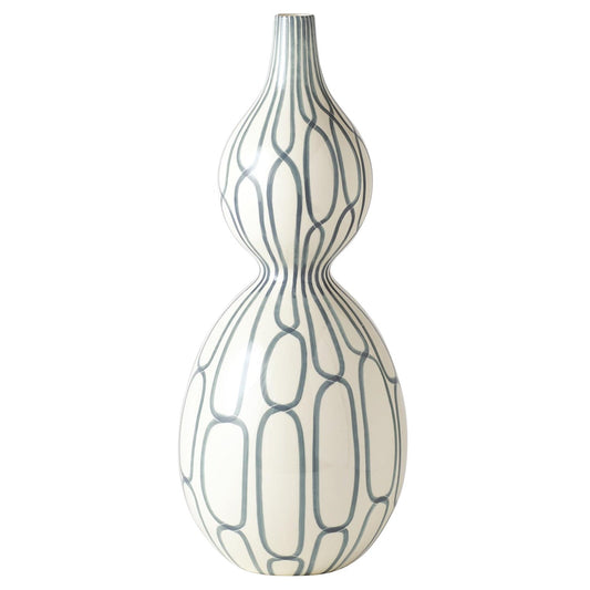 Global Views Linking Trellis Double Bulb Vase