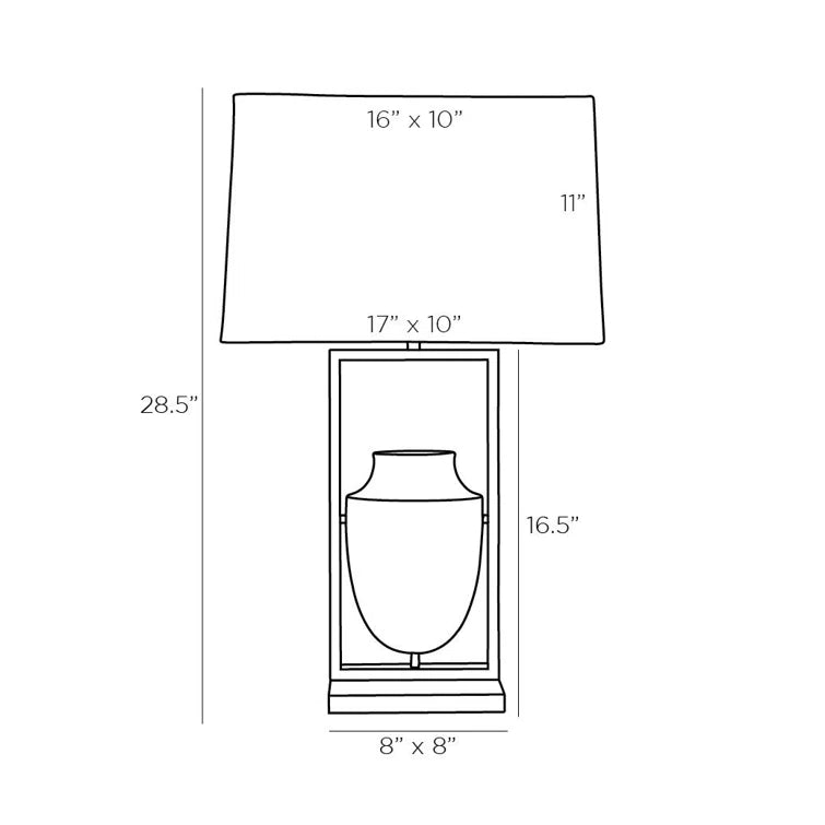 FOUNDRY TABLE LAMP - OBBAHOME