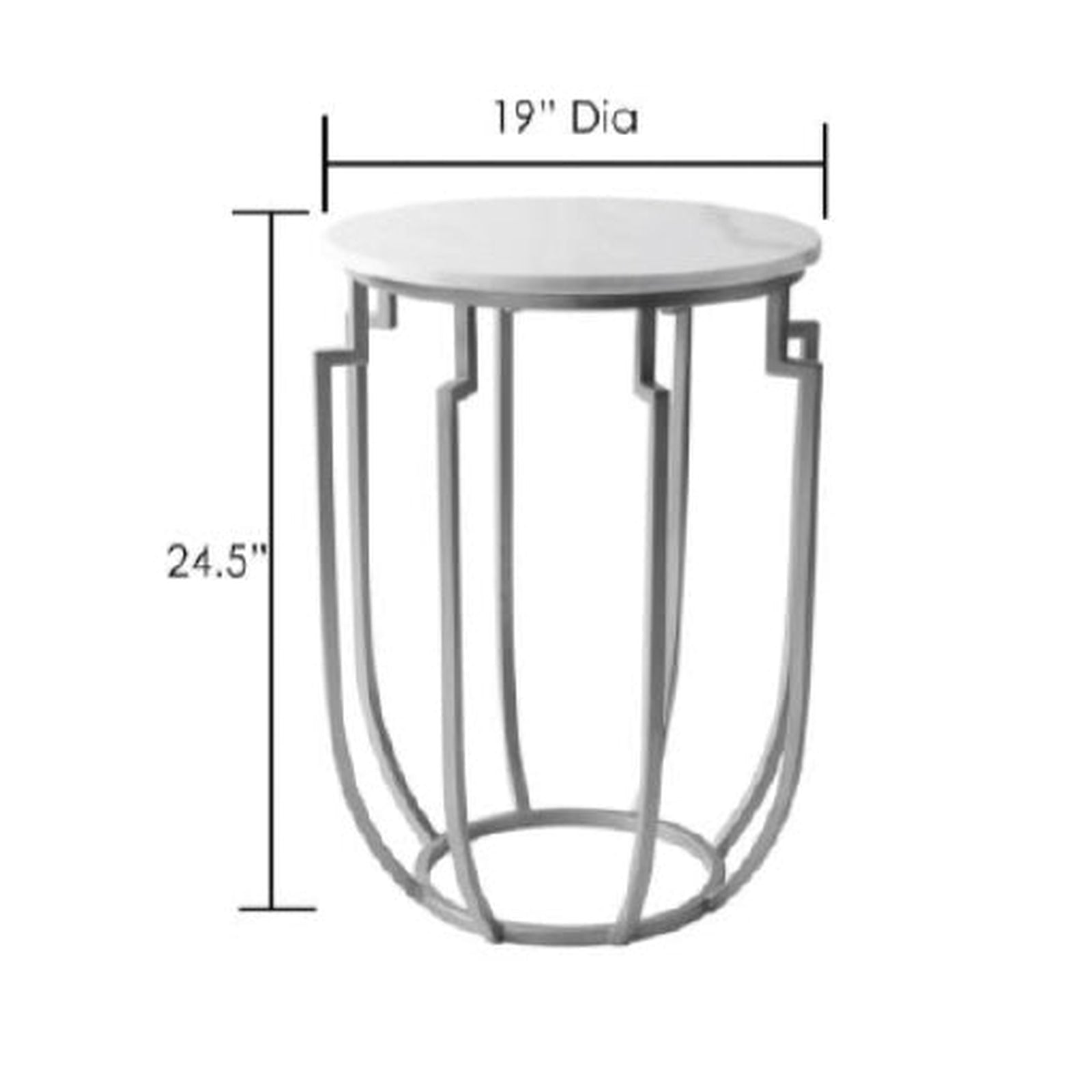 Surya Hendrix End Table