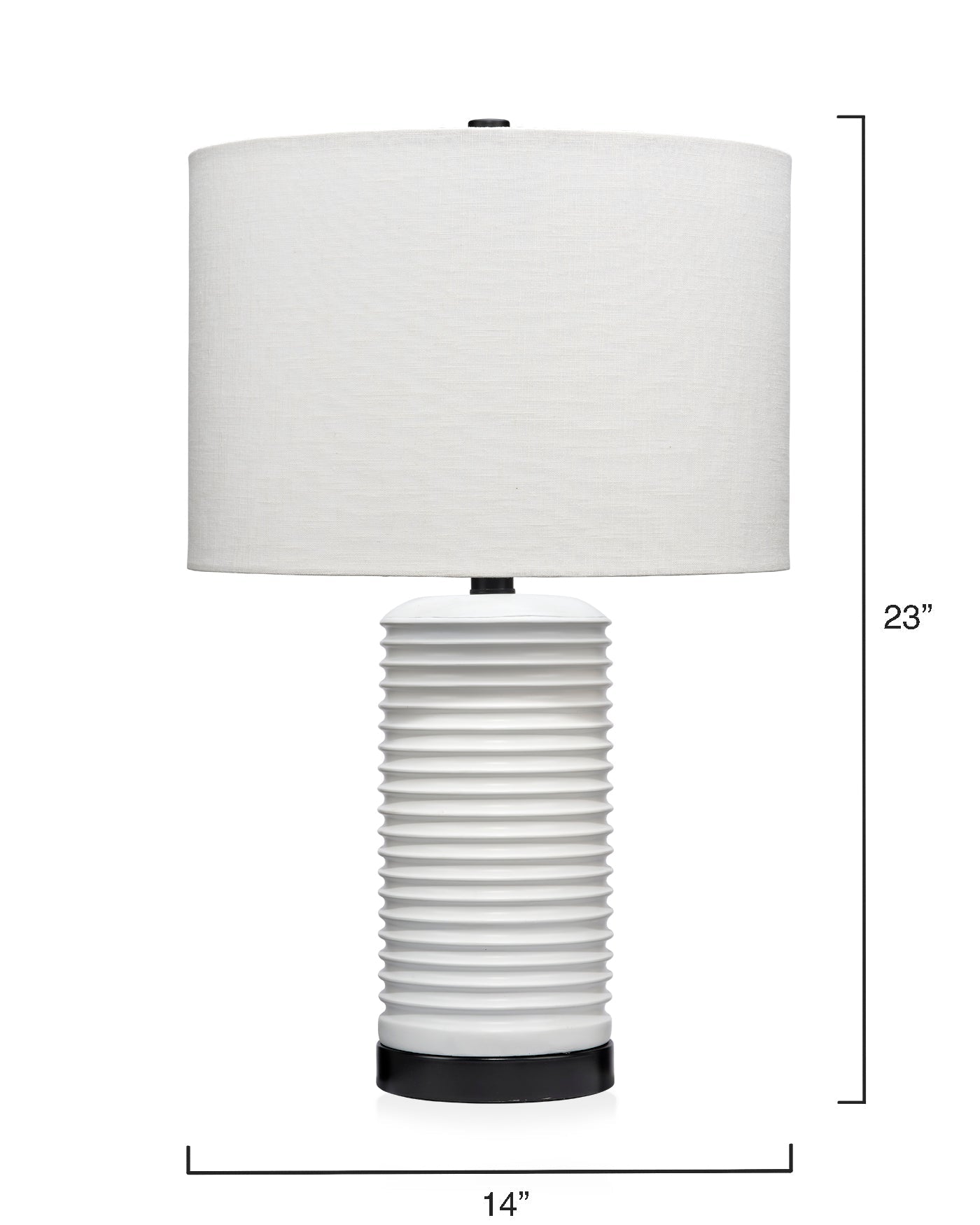 Furrowed Table Lamp