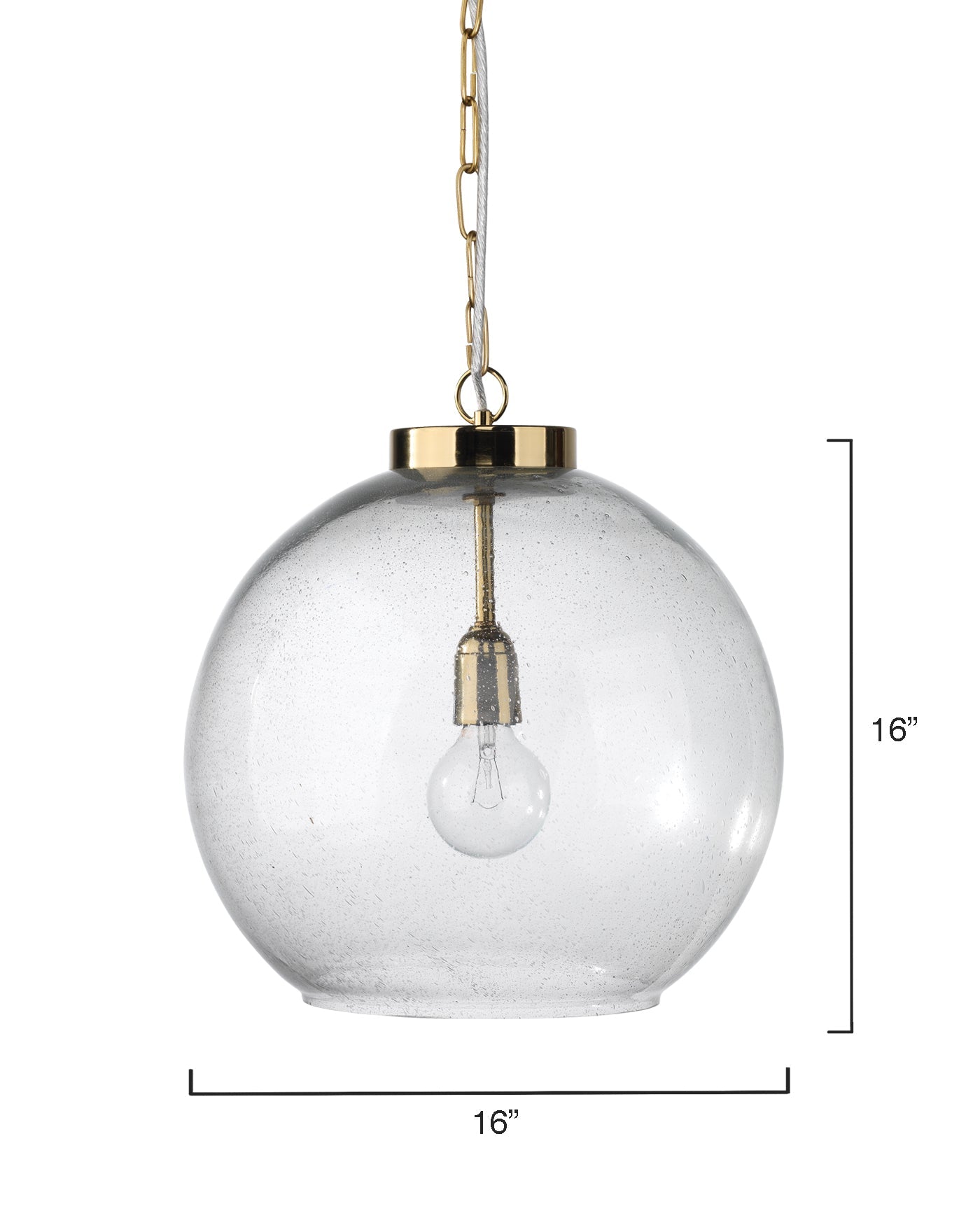 Luca Pendant Brass