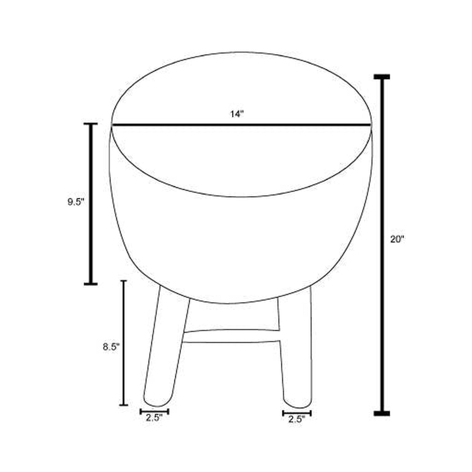 Surya Mandala Cotton Stool