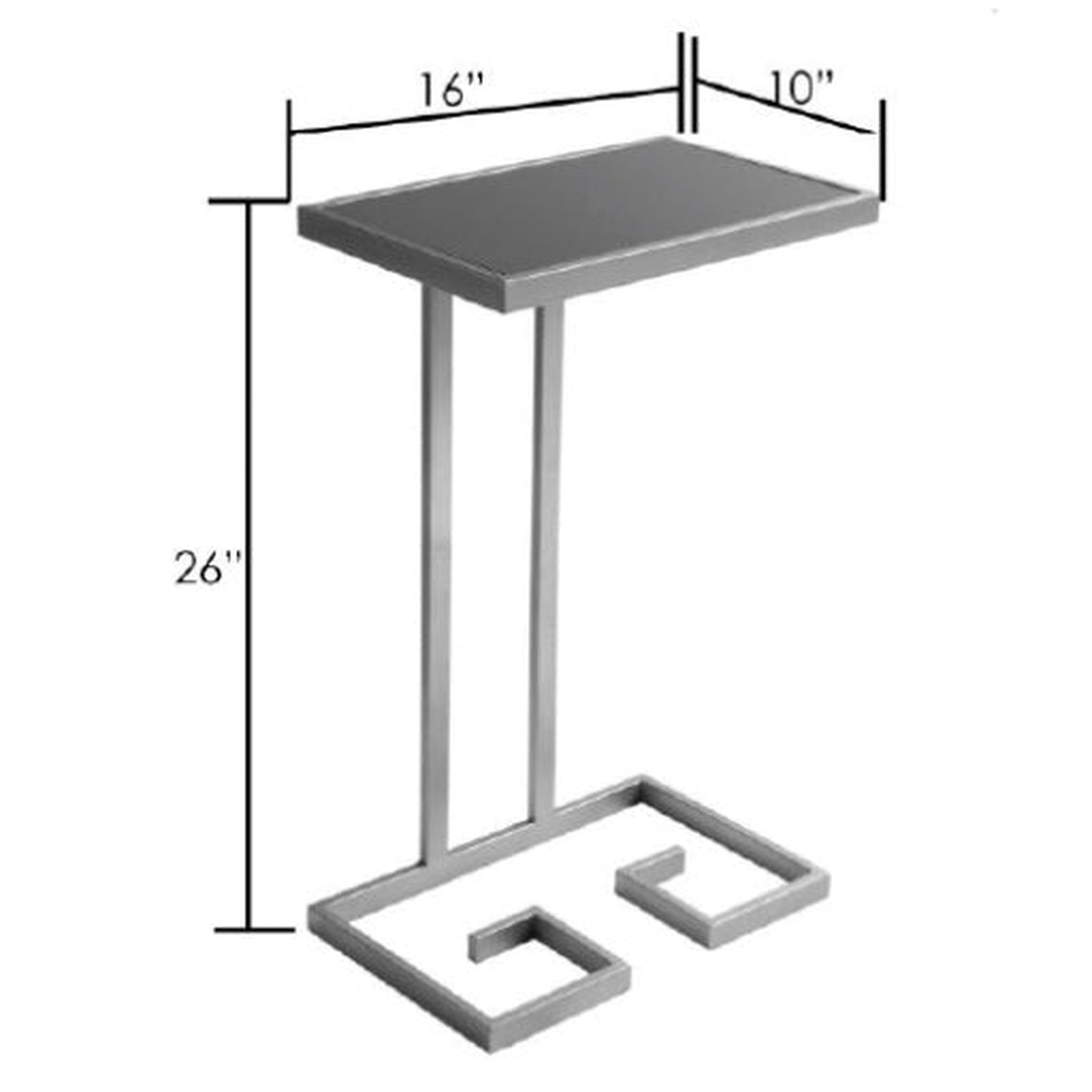 Surya Parisian Glass End Table