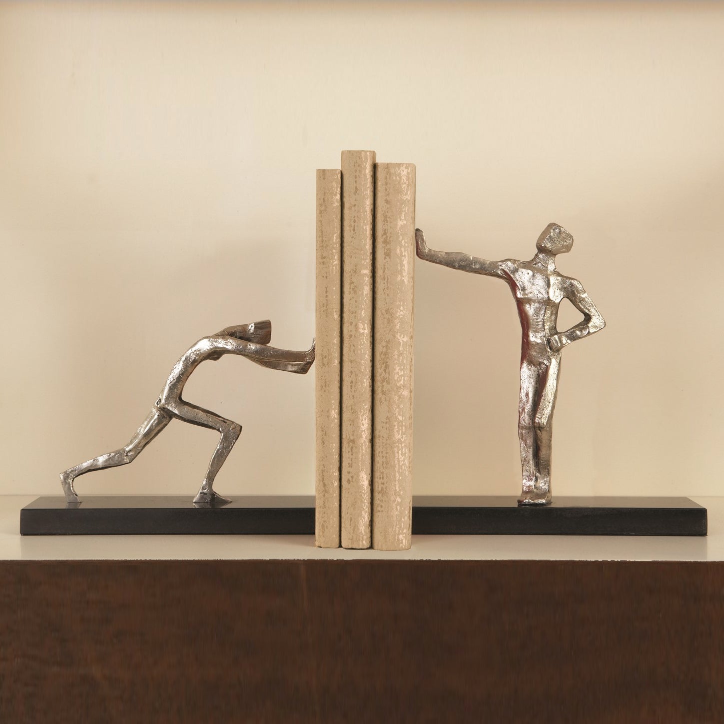 Global Views Blockhead Bookend Set