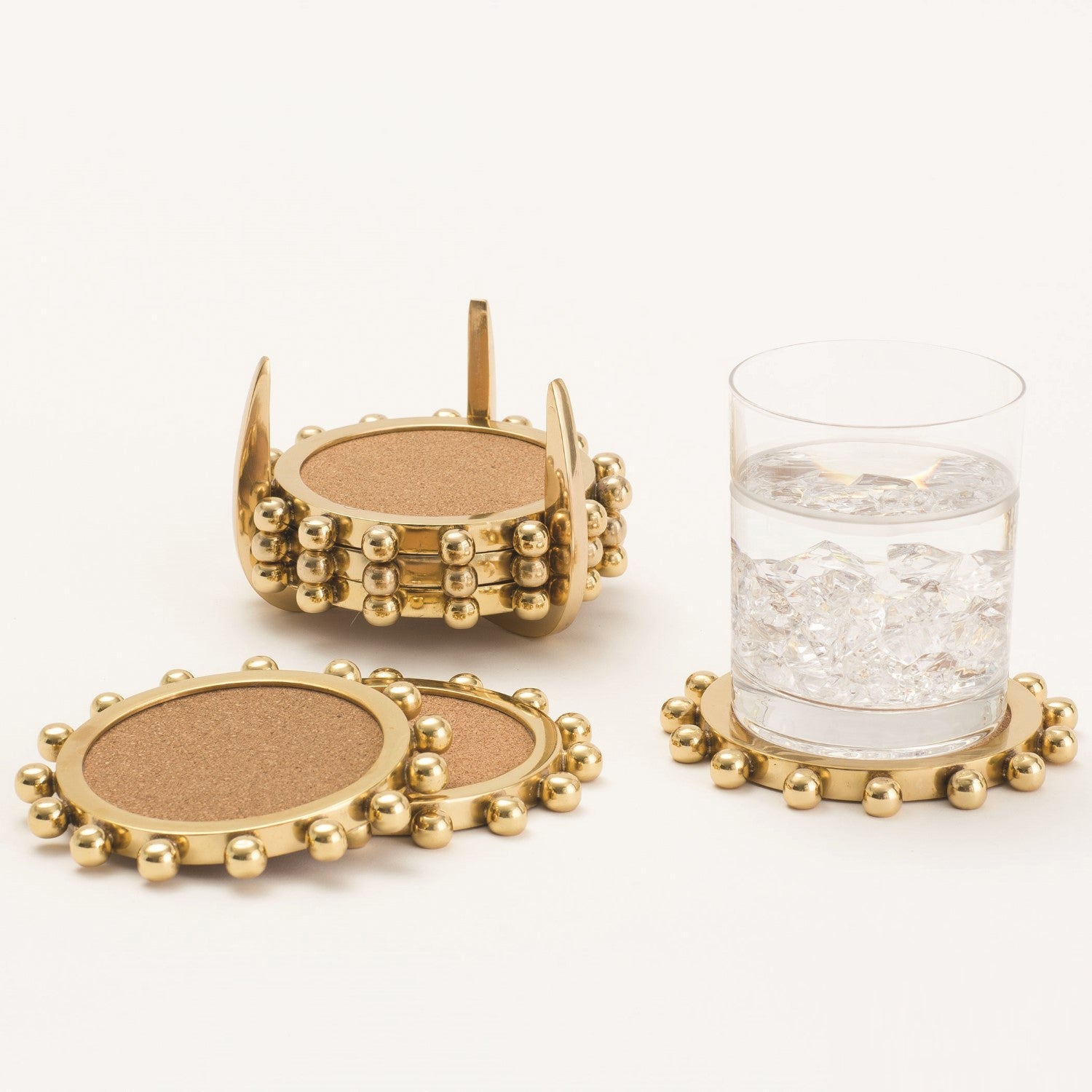 Global Views Starburst Crown Coaster Set