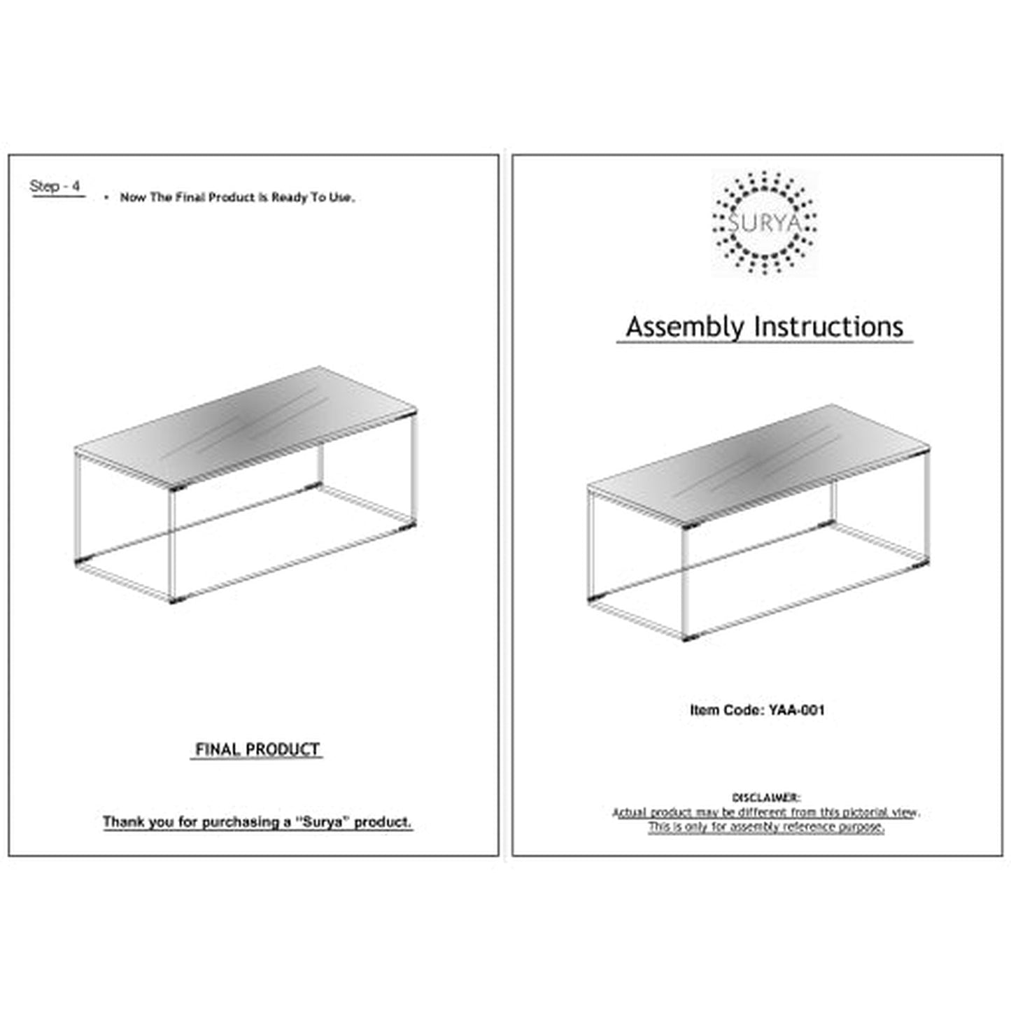 Surya Aryaa Coffee Table