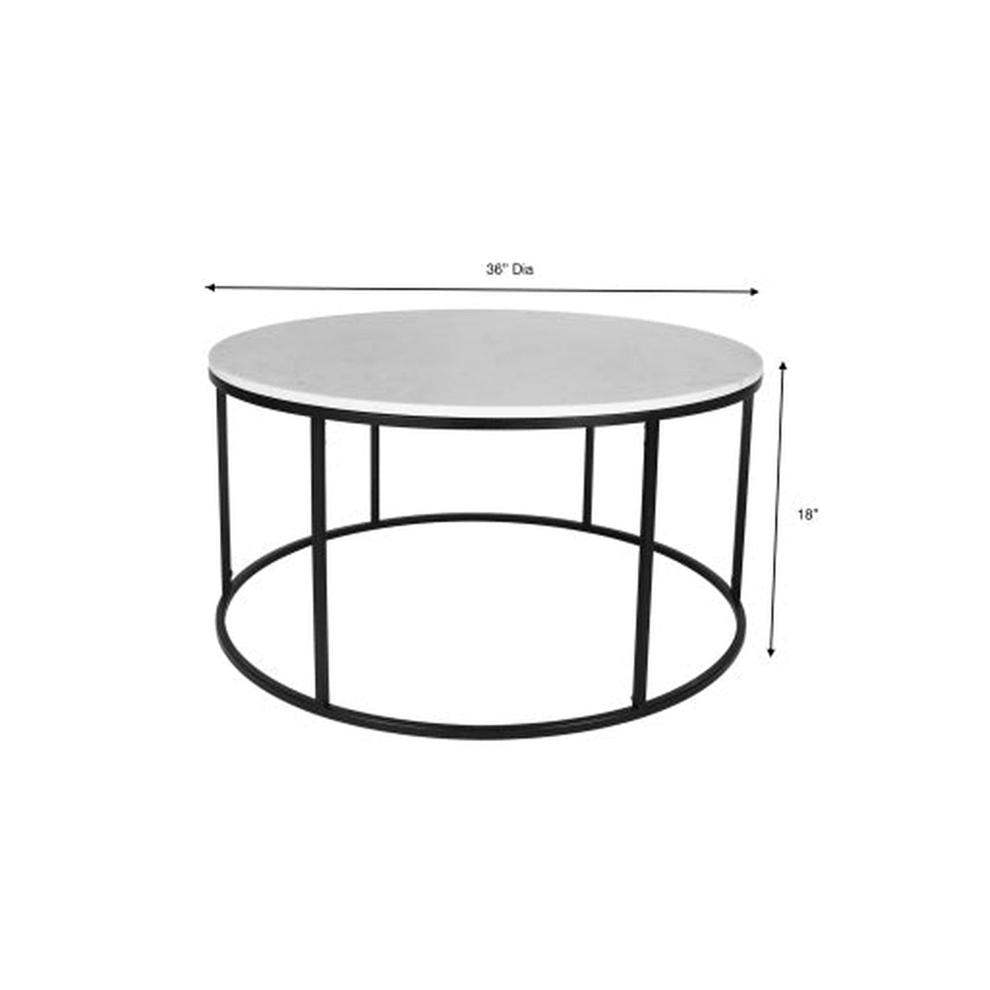 Surya Aryaa Round Coffee Table