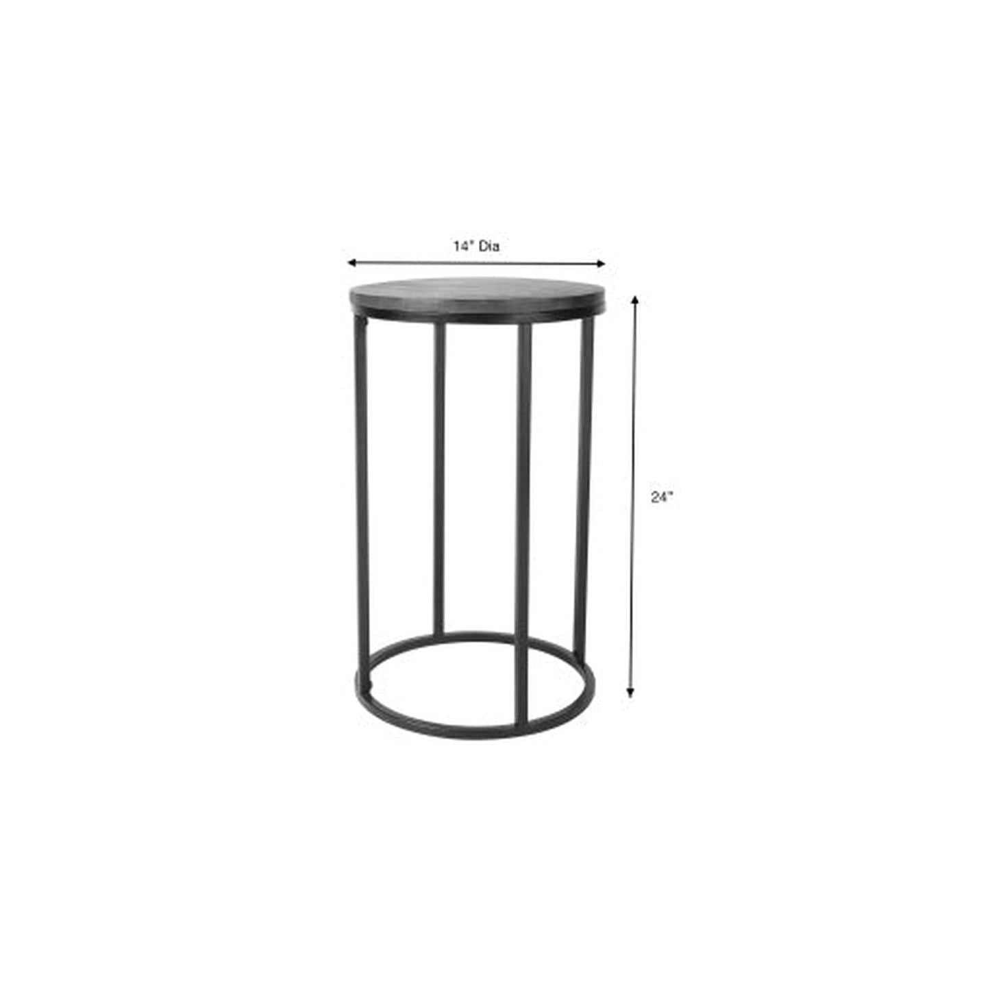 Surya Aryaa Round End Table