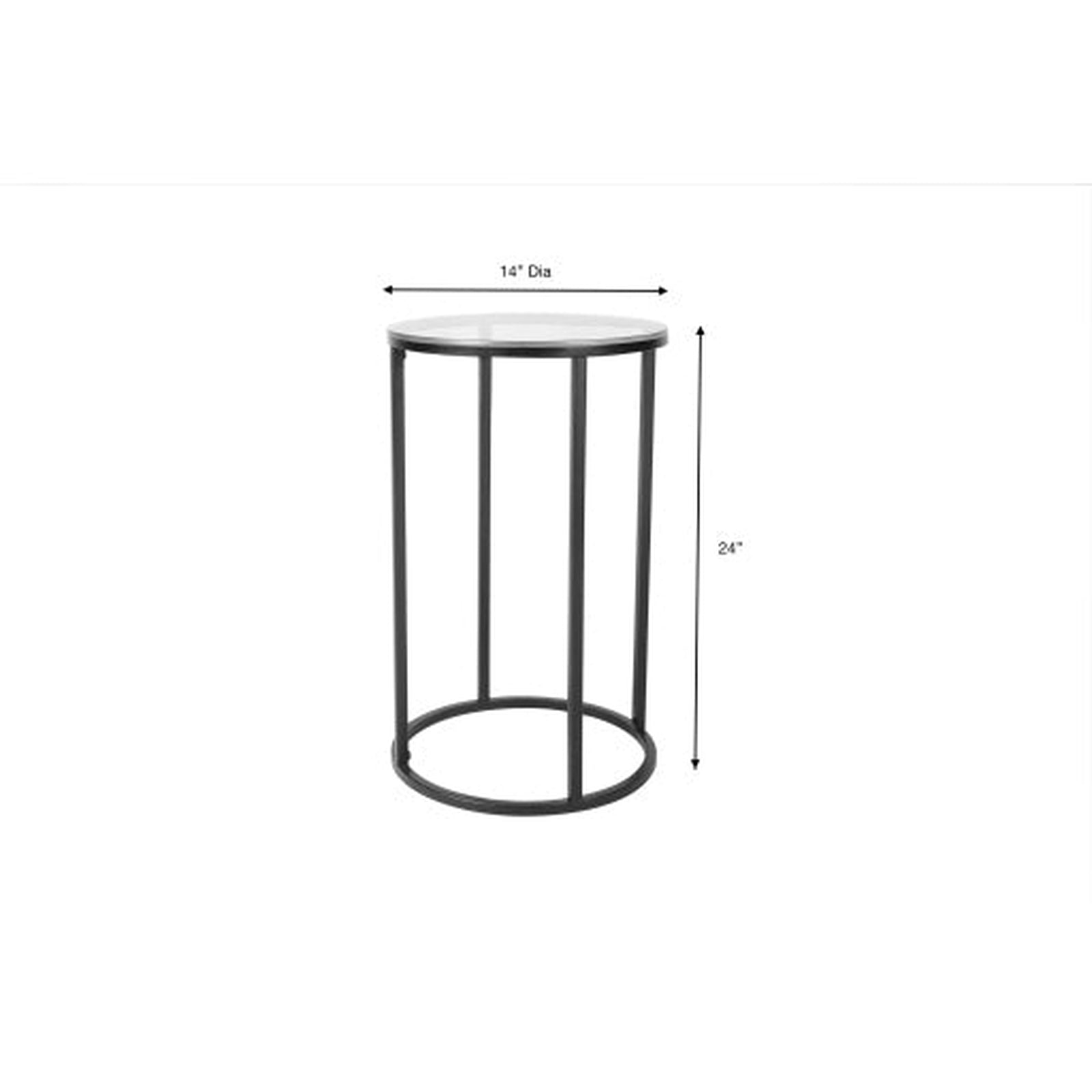 Surya Aryaa Round End Table