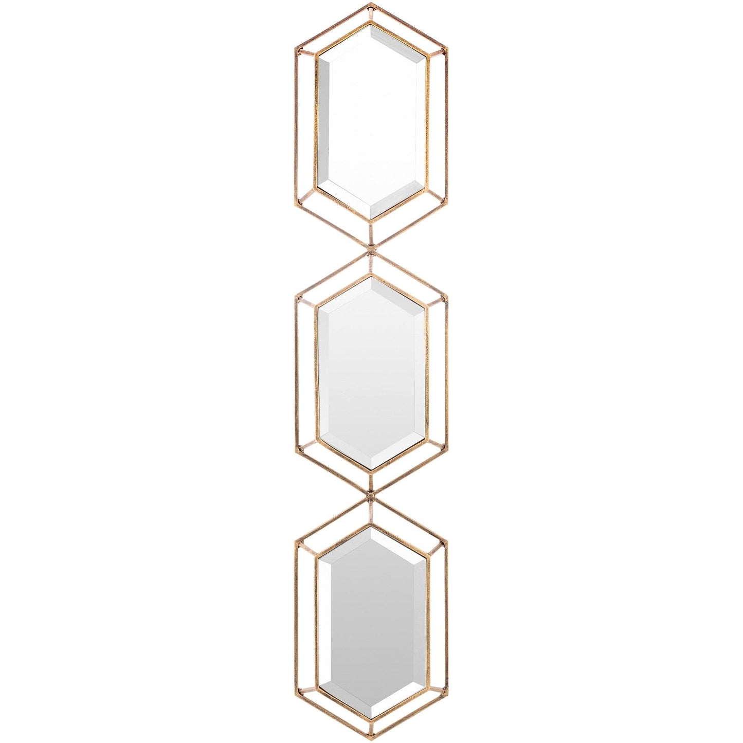 Surya Alpenglow Hexagonal Mirror