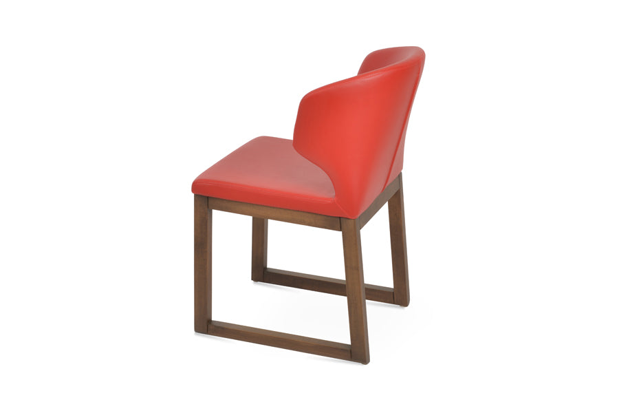 Amed Sled Wood Dining Chair