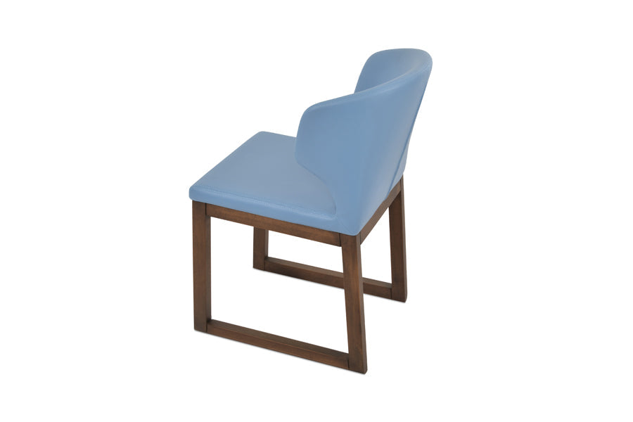 Amed Sled Wood Dining Chair