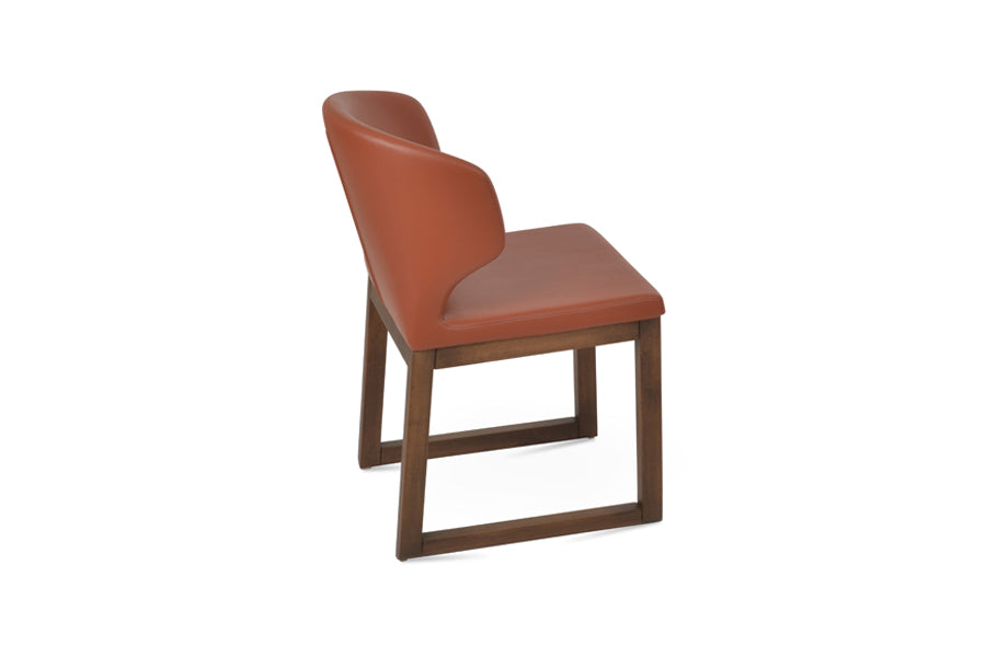 Amed Sled Wood Dining Chair