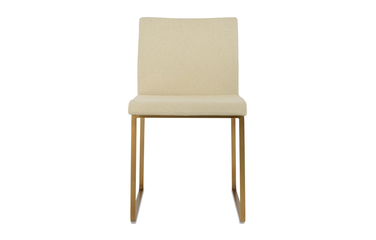 Aria Sled Wire Dining Chair-Fabric