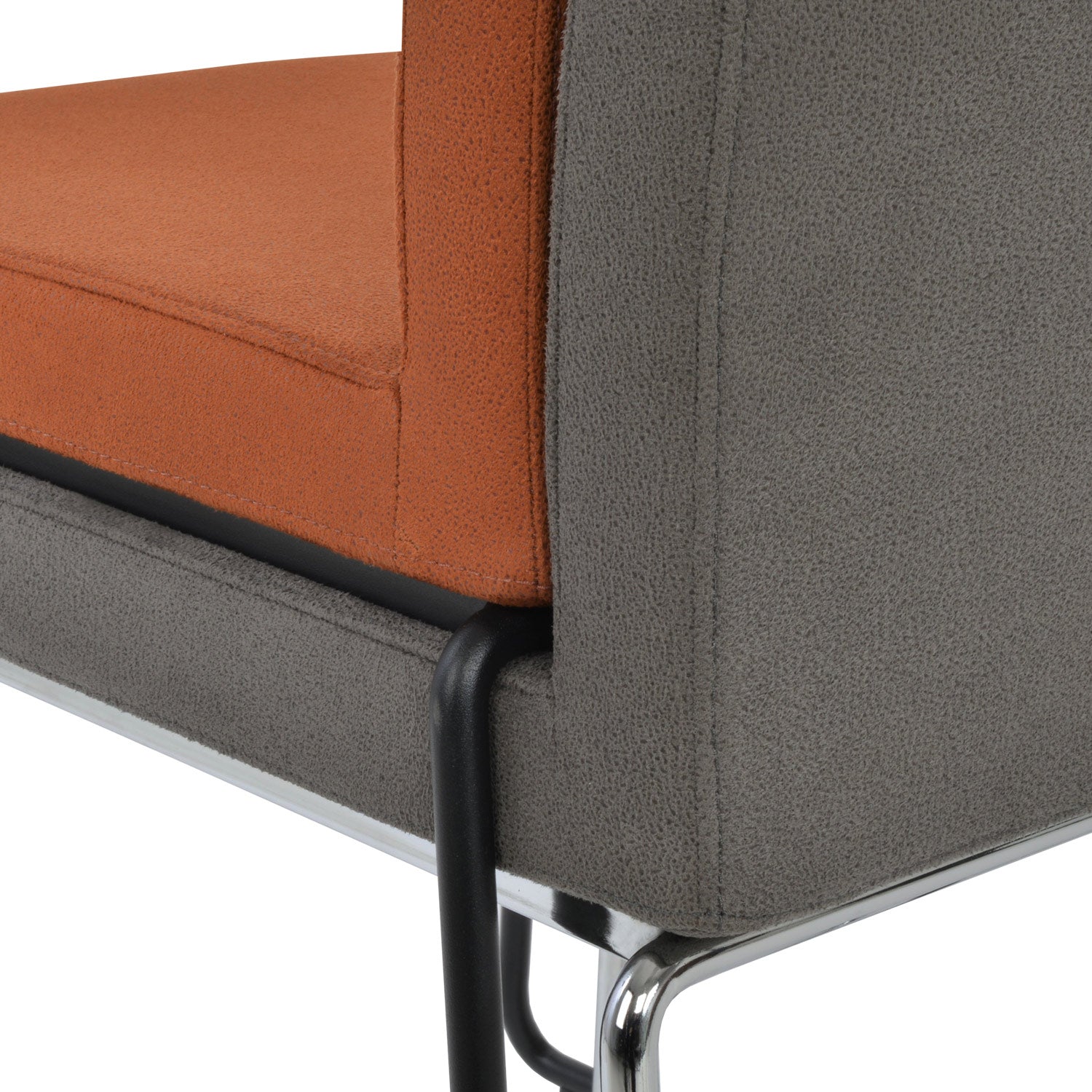 Aria Stackable Dining Chair-Leather