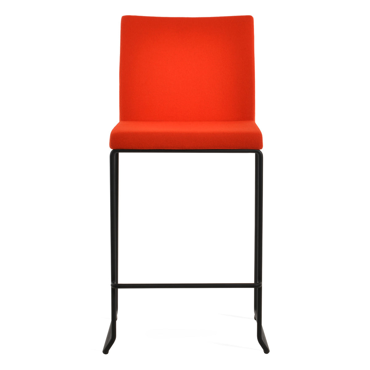 Aria Wire Stackable Bar Stool-Fabric