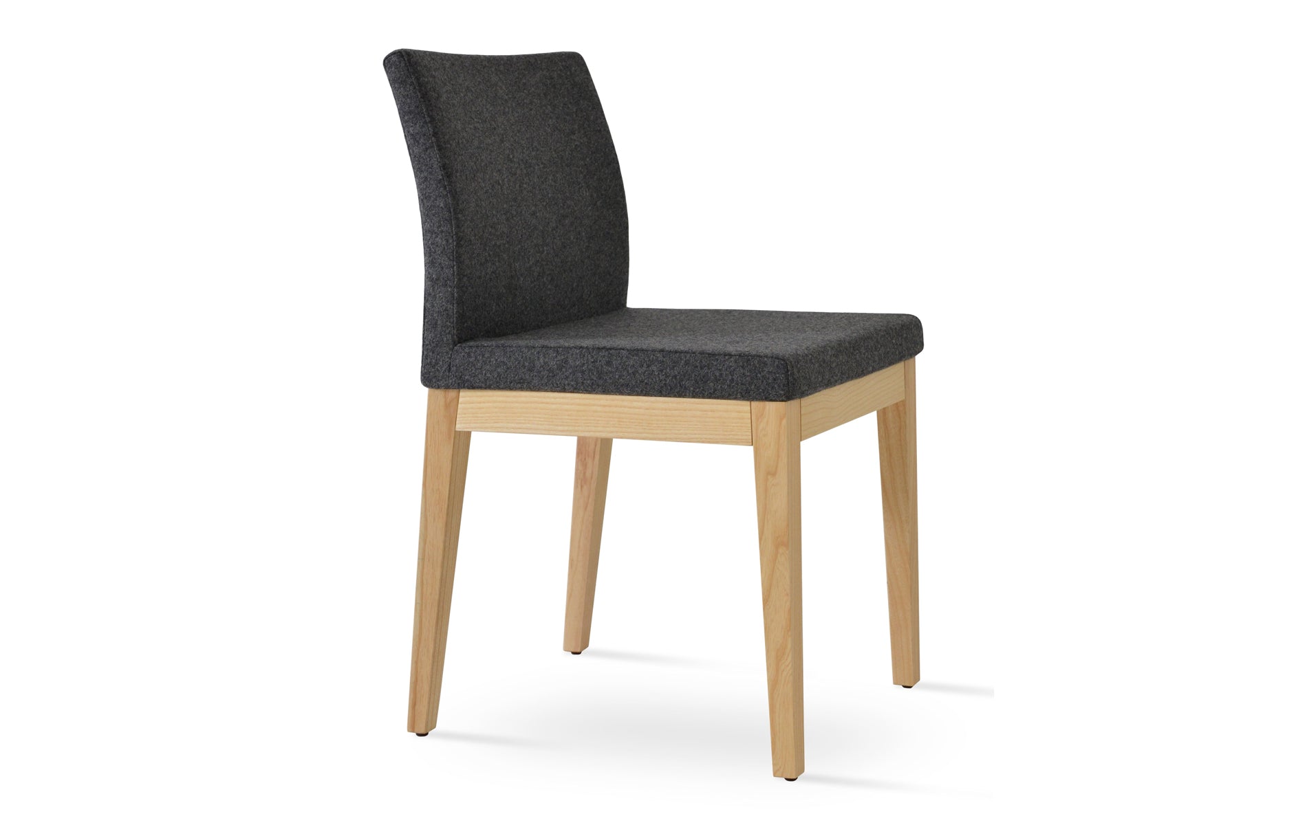 Aria Wood Dining Chair-Fabric