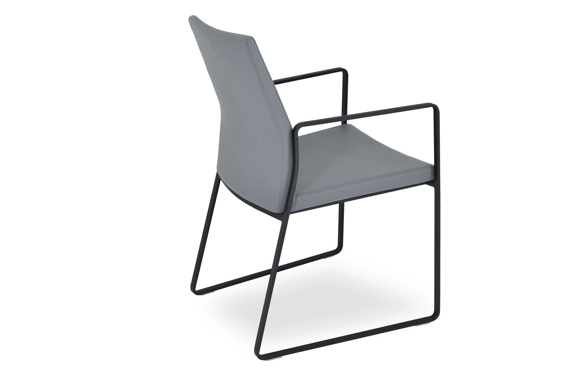 Pasha Arm Sled Dining Chair