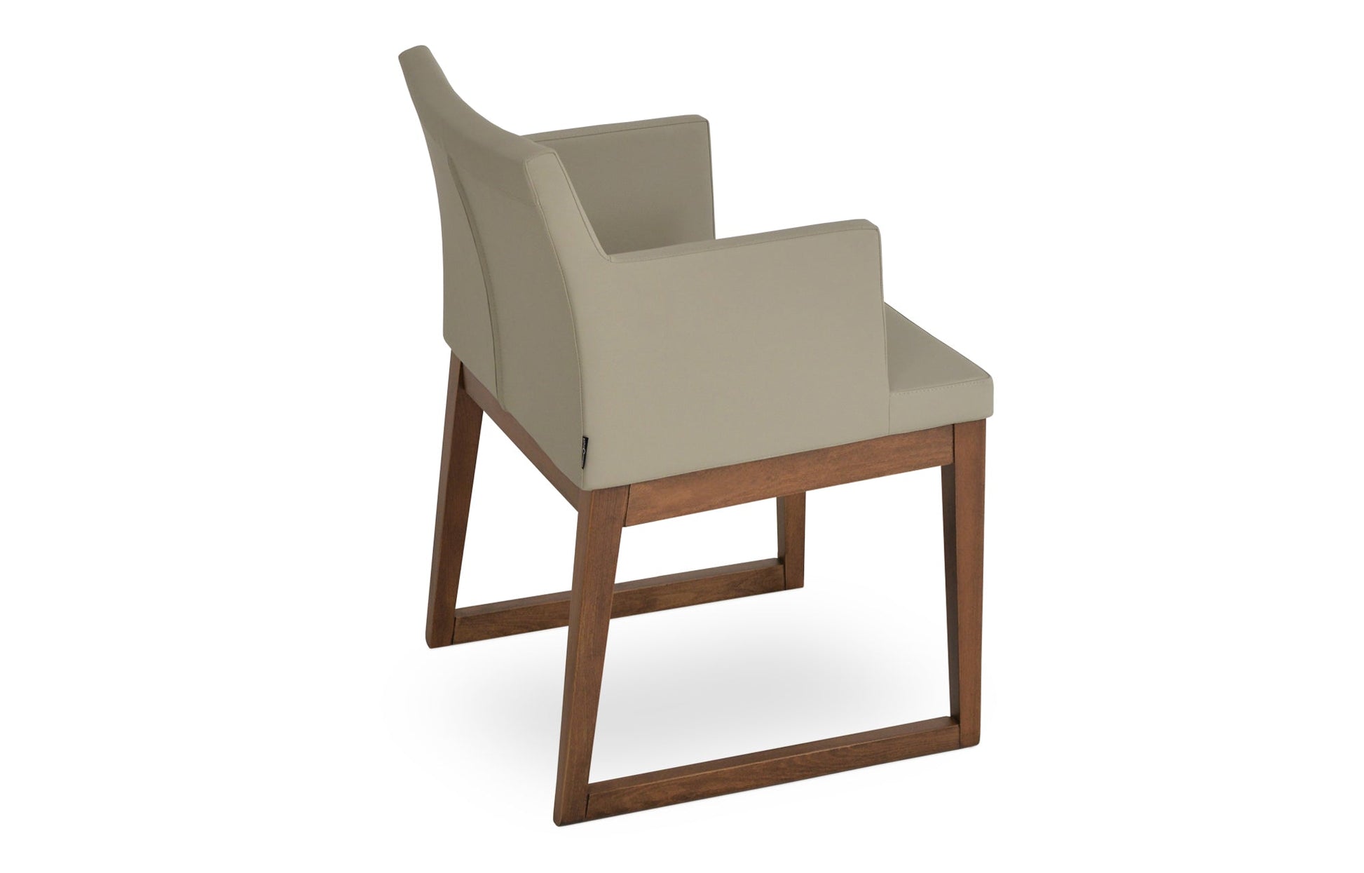 Soho Sled Wood Arm Chair