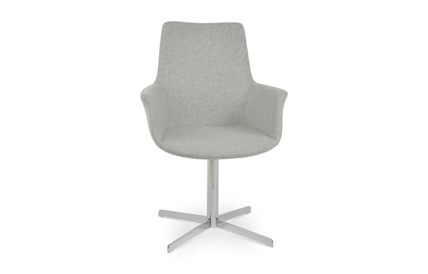 Bottega 4 Star Swivel Armchair - Fabric