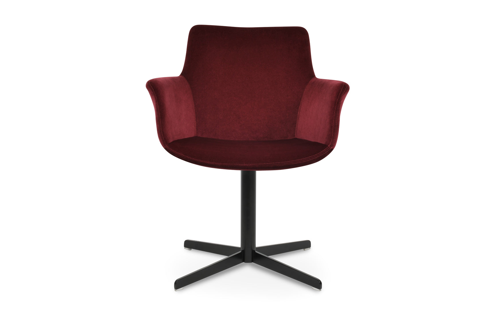 Bottega 4 Star Swivel Armchair - Fabric