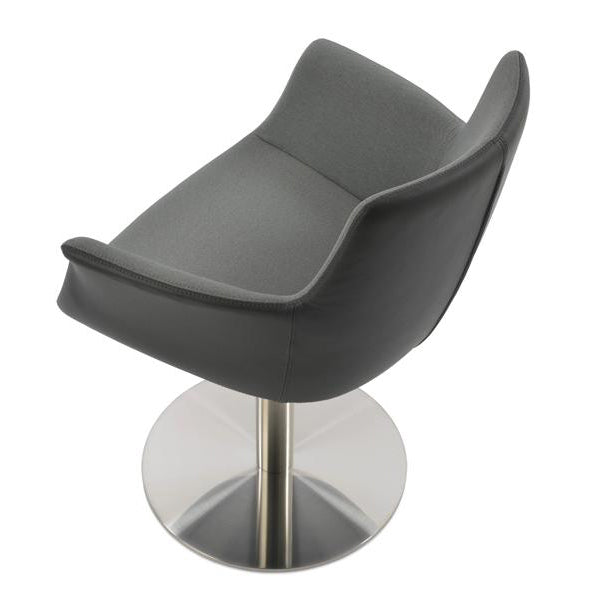 Bottega Round Swivel Armchair