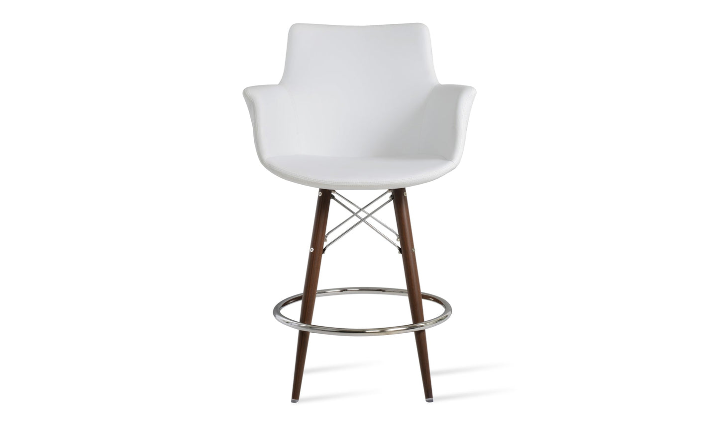 Bottega MW Bar Stool-Leather