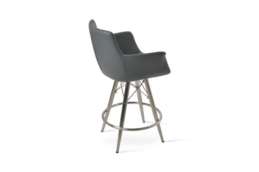 Bottega MW Bar Stool-Leather