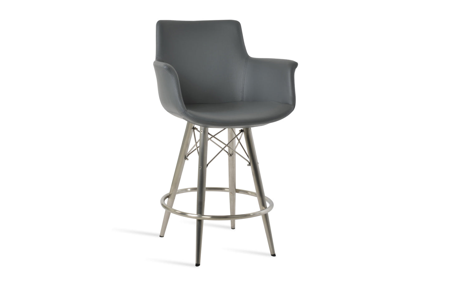 Bottega MW Bar Stool-Leather