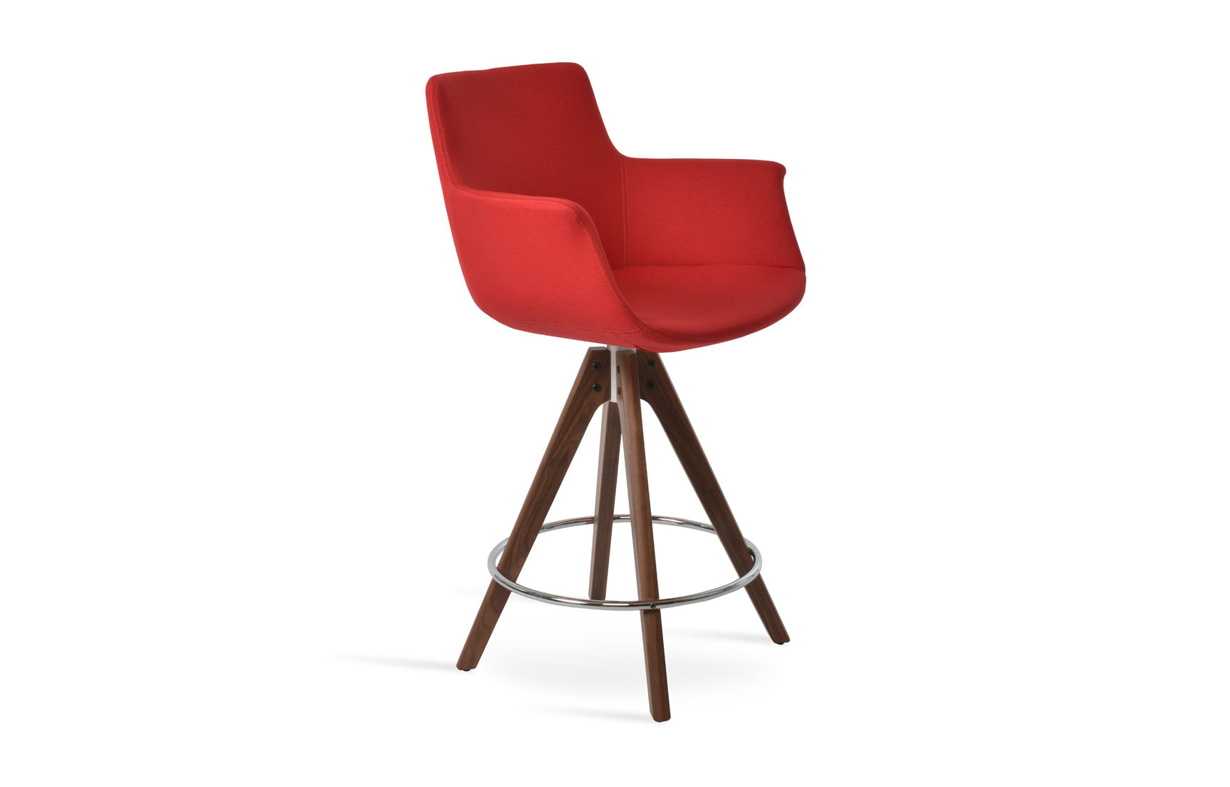 Bottega Pyramid Swivel Bar Stool