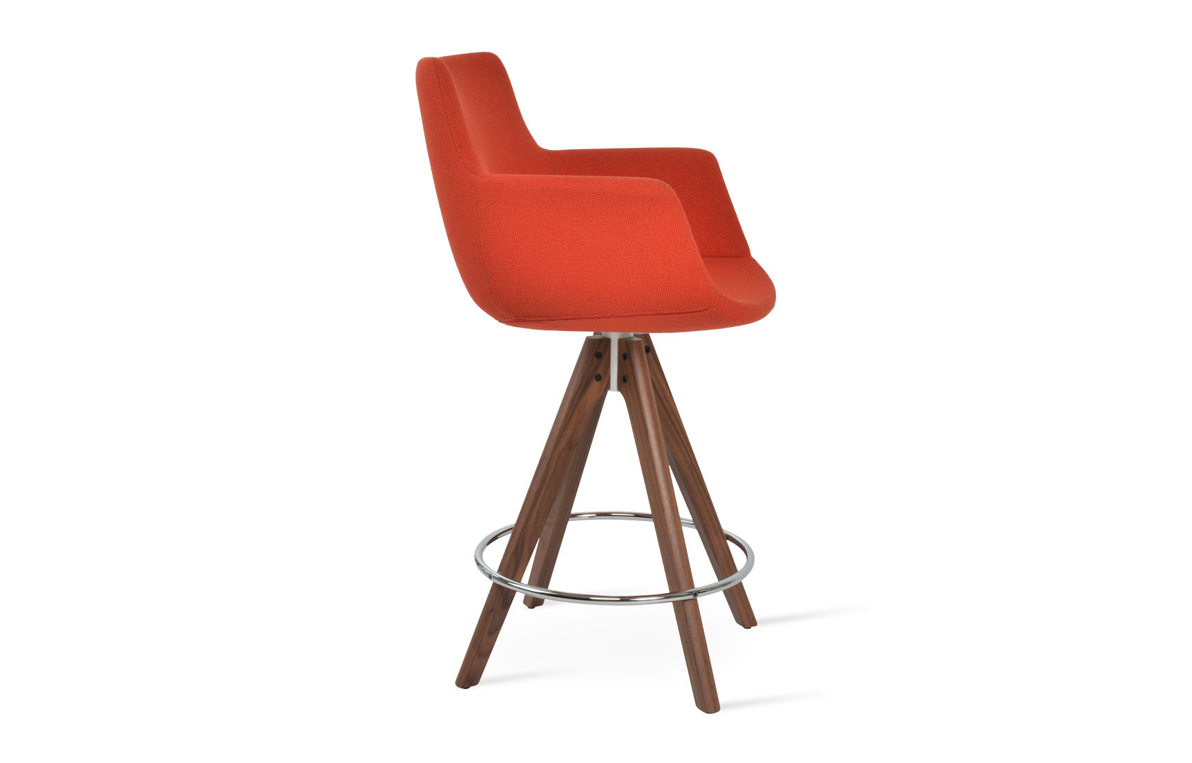 Bottega Pyramid Swivel Bar Stool