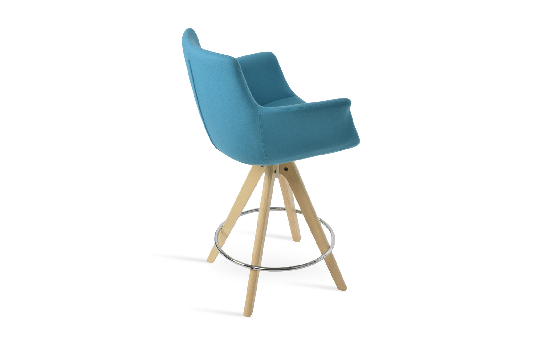 Bottega Pyramid Swivel Bar Stool