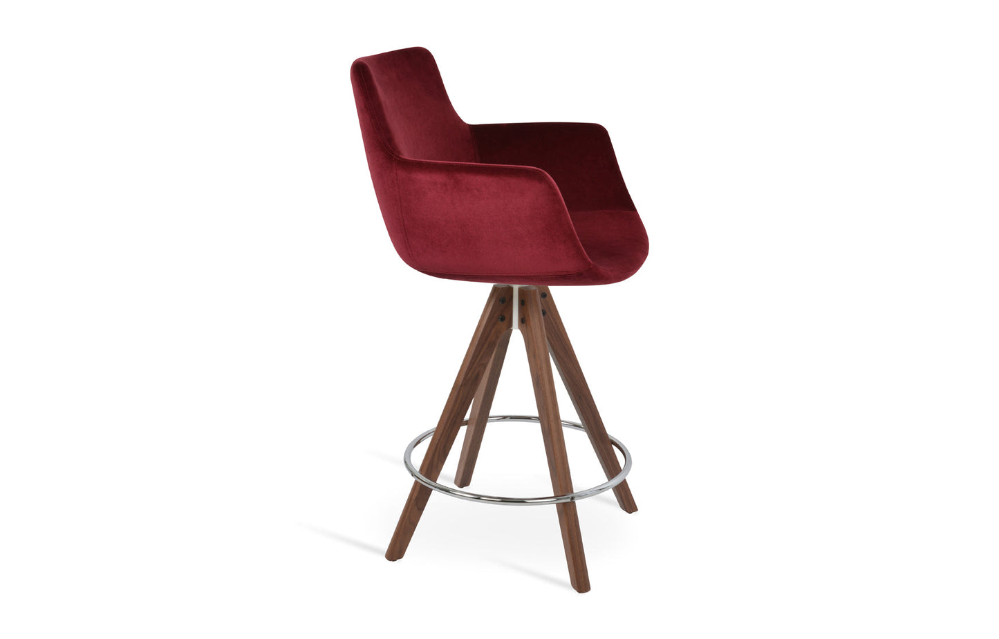 Bottega Pyramid Swivel Bar Stool