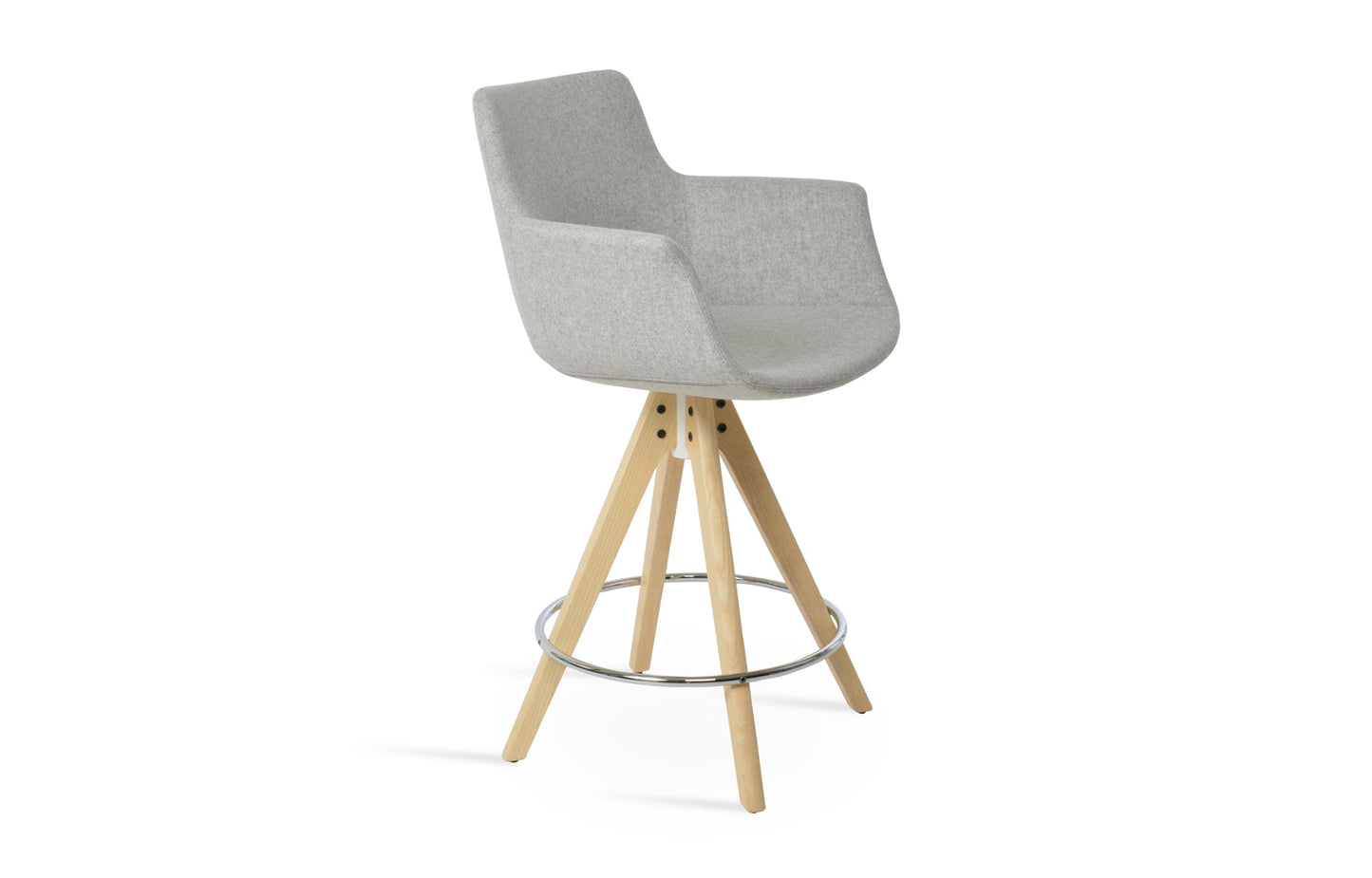 Bottega Pyramid Swivel Counter Stool