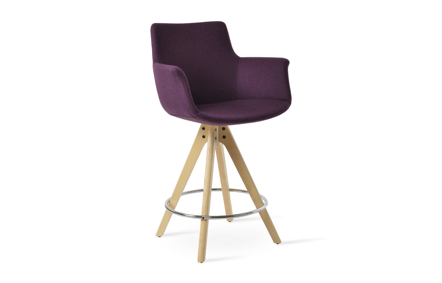 Bottega Pyramid Swivel Counter Stool