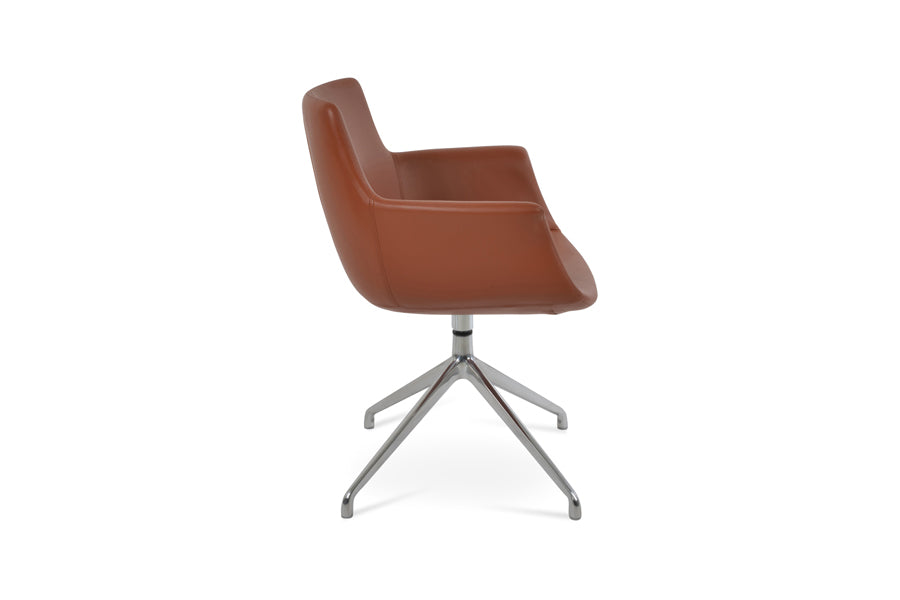 Bottega Spider Swivel Armchair