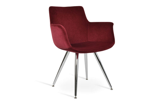 Bottega Star Armchair with Adjuster Caps