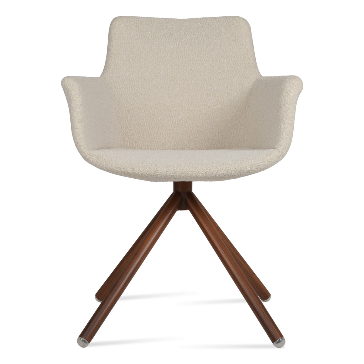 Bottega Swivel Stick Armchair - Fabric