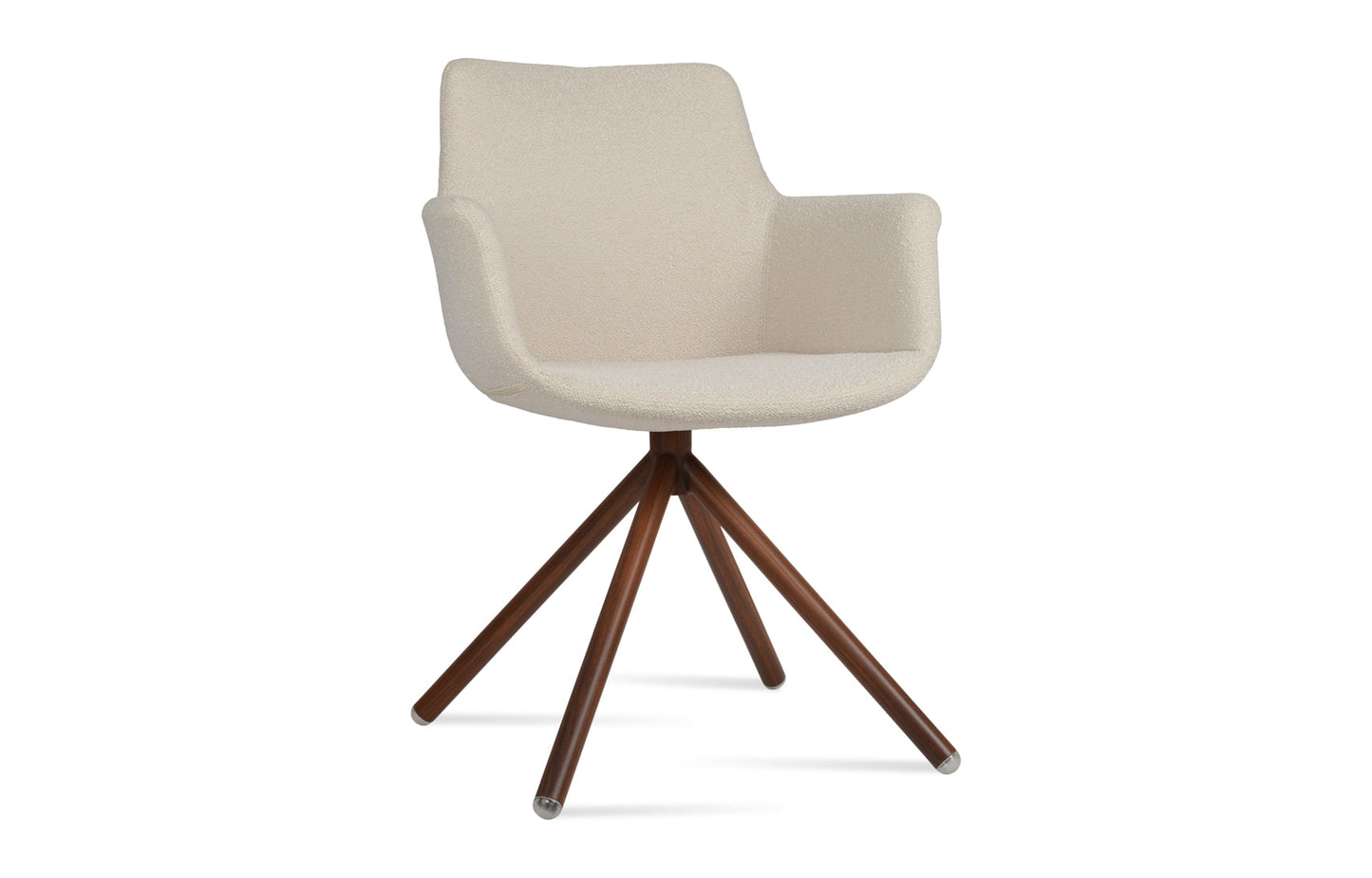 Bottega Swivel Stick Armchair - Fabric