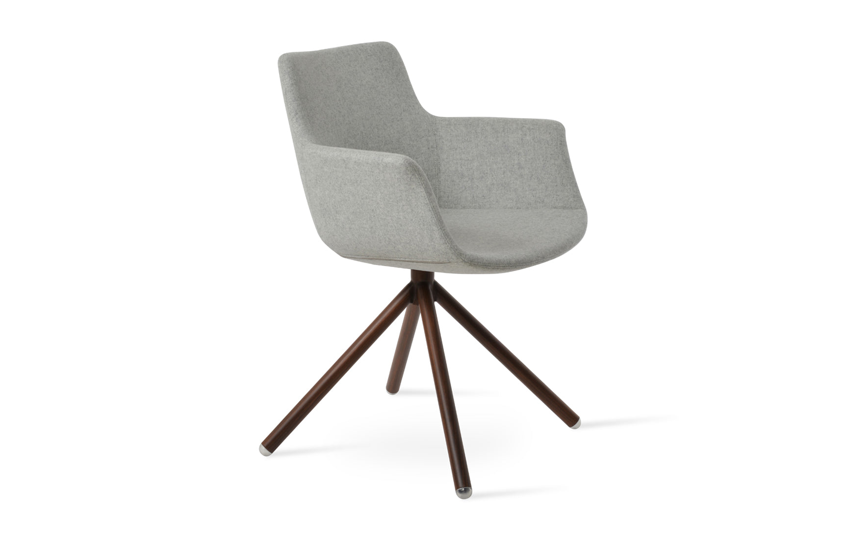 Bottega Swivel Stick Armchair - Fabric